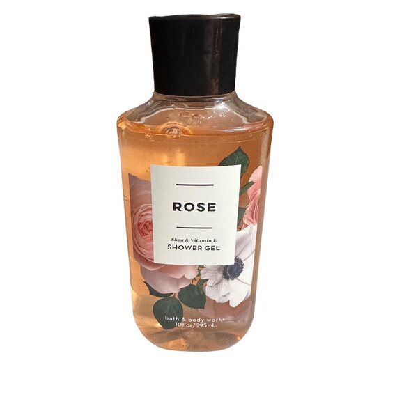 Bath & Body Works ROSE Shea and Vitamin E Shower Gel Body Wash 10 oz New Large - Picture 8 of 8